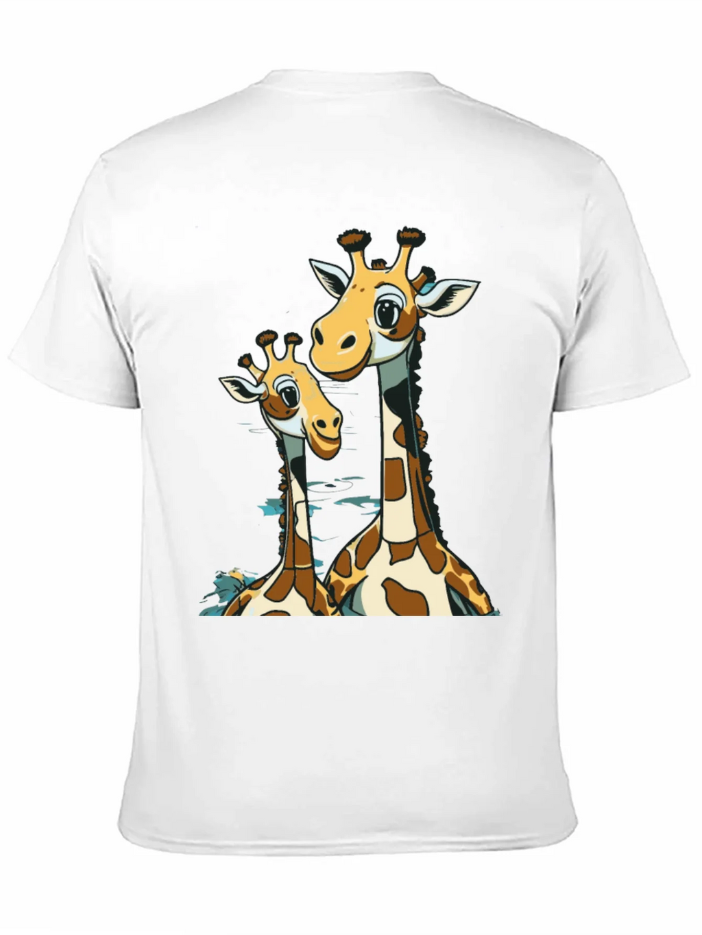 Giraffe Lover Black T-Shirt