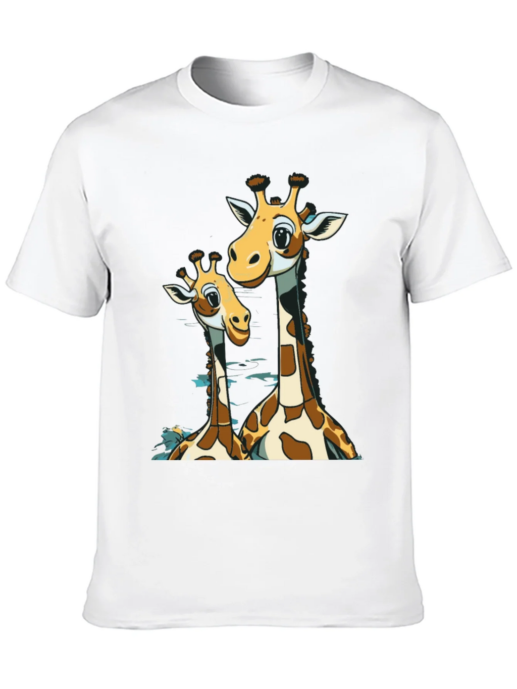 Giraffe Lover Black T-Shirt