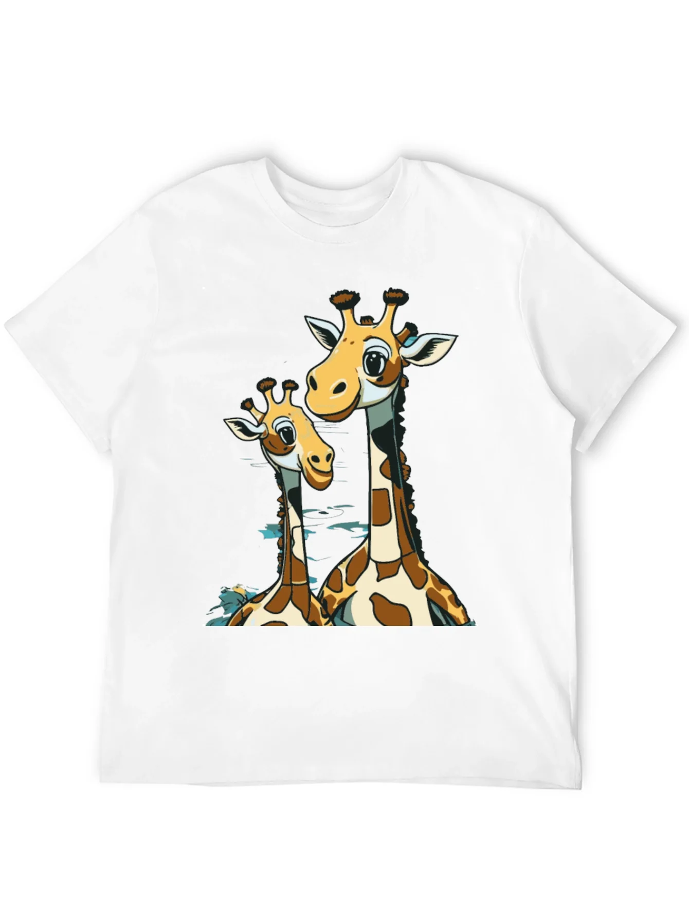 Giraffe Lover Black T-Shirt