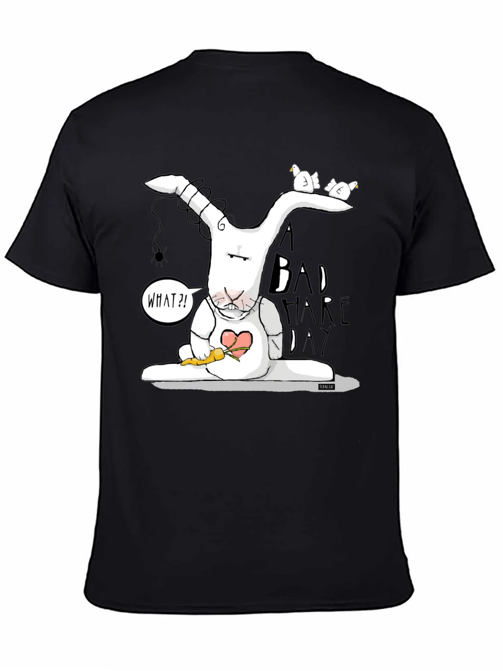 Bad Hare Day Tee - Funny Cartoon Rabbit Graphic T-Shirt