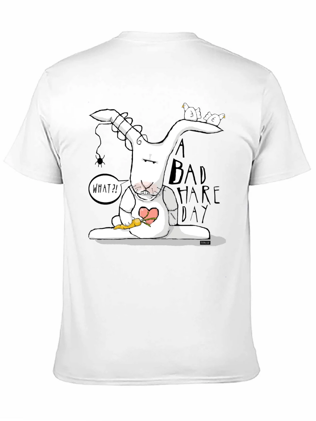 Bad Hare Day Tee - Funny Cartoon Rabbit Graphic T-Shirt