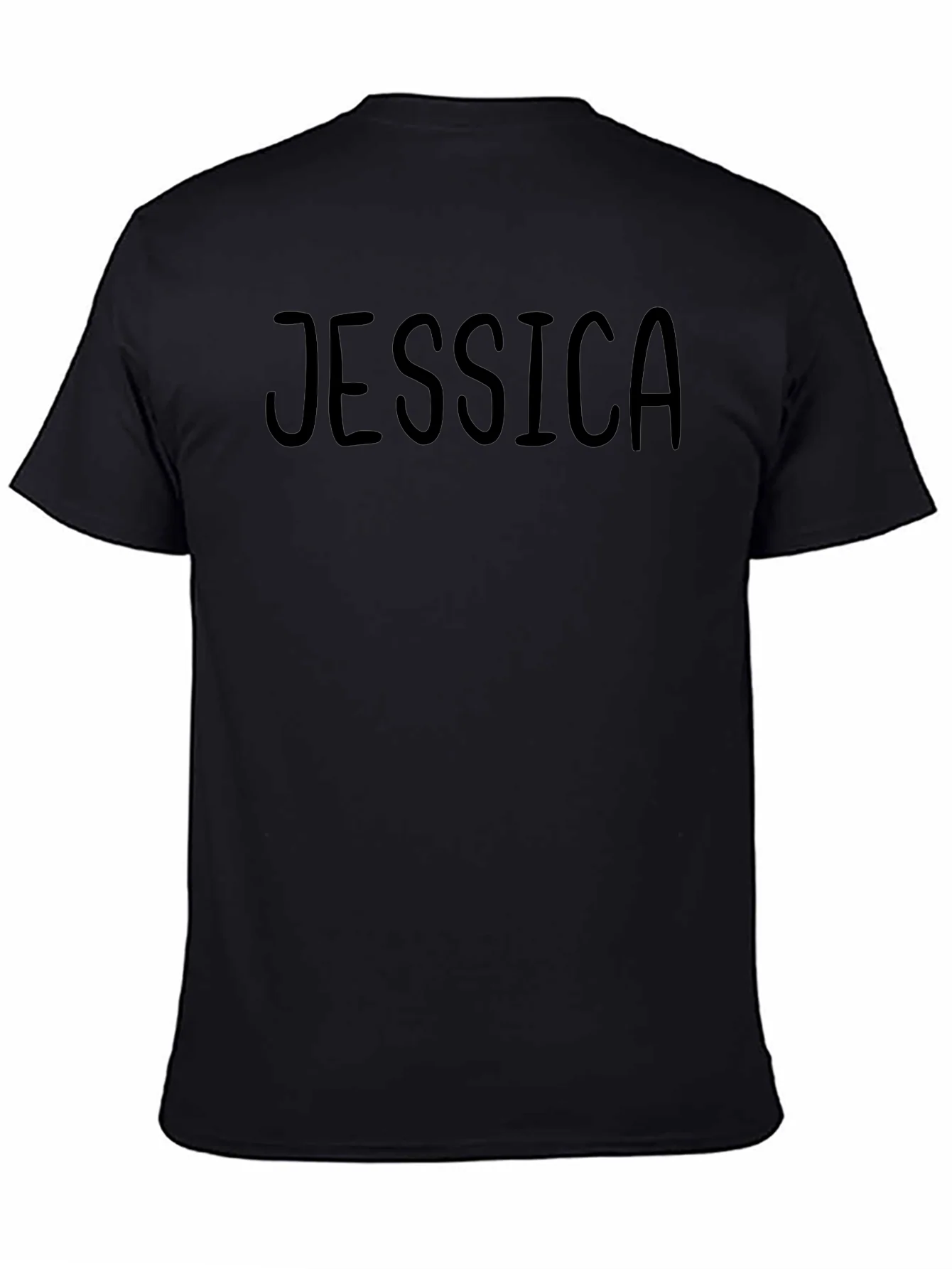Personalized Jessica Black T-Shirt