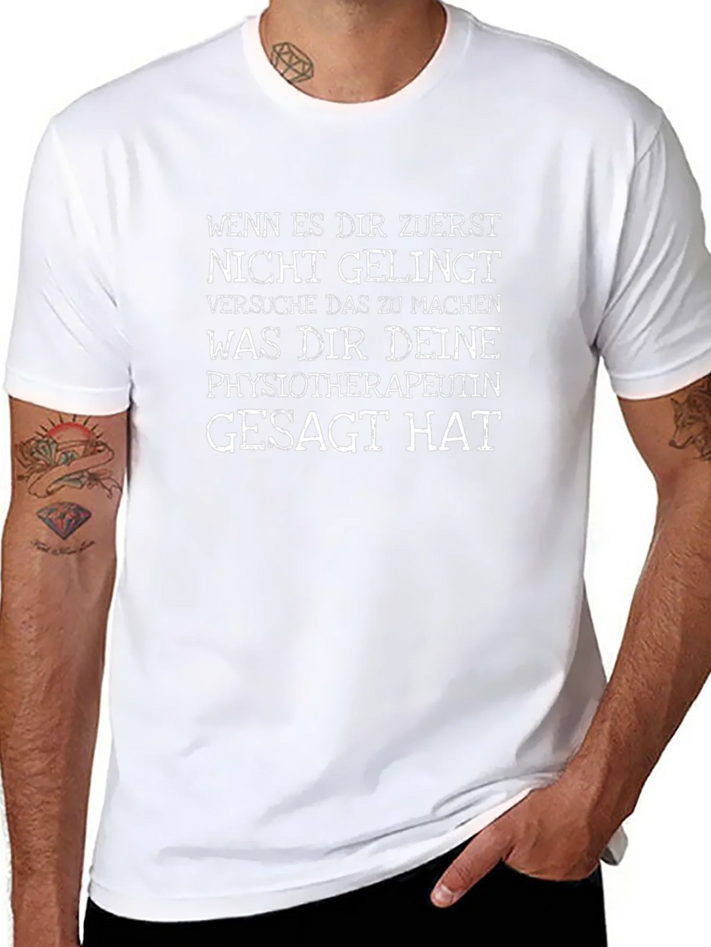 Funny Physiotherapist T-Shirt - German Text