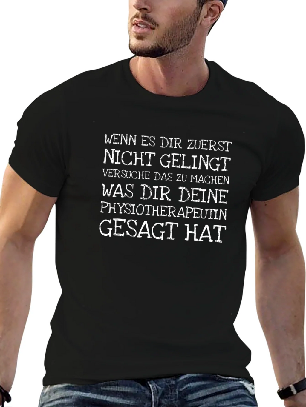 Funny Physiotherapist T-Shirt - German Text