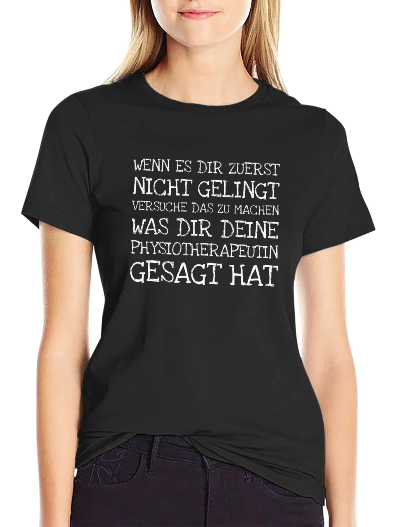 Funny Physiotherapist T-Shirt - German Text