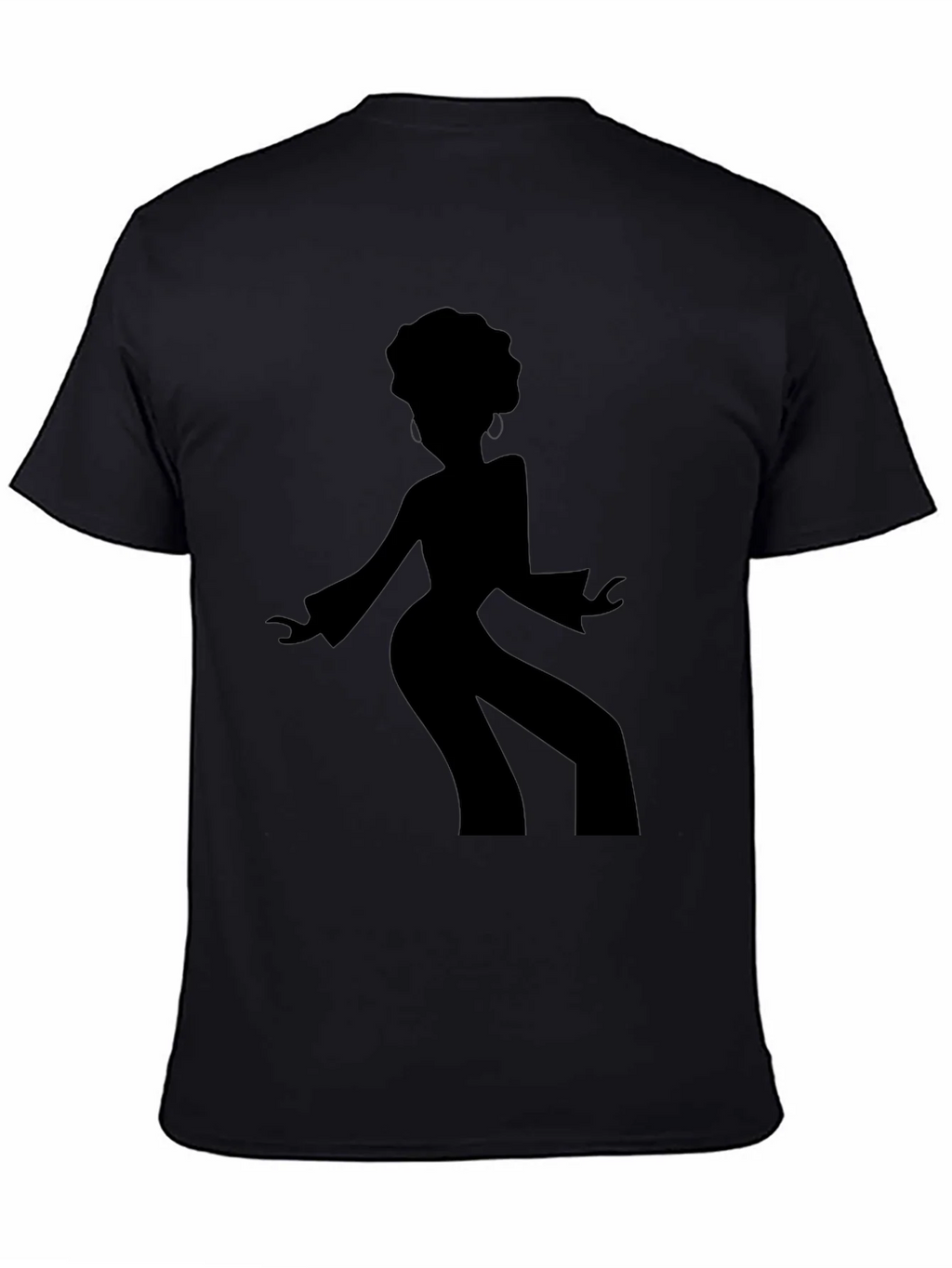 Retro Disco Dancer Black T-Shirt