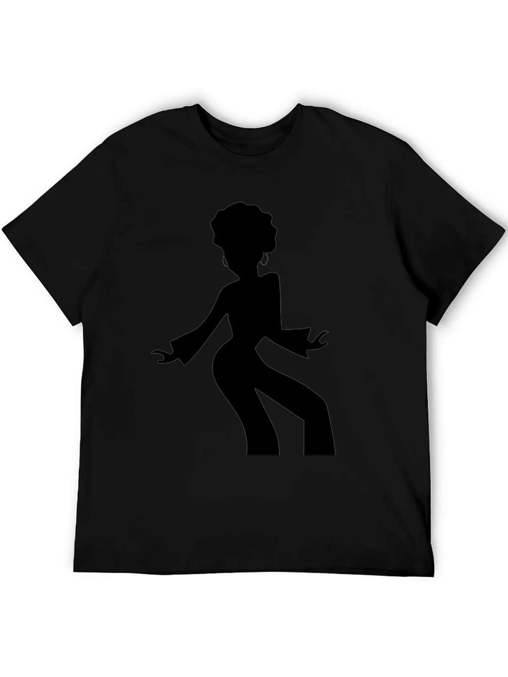 Retro Disco Dancer Black T-Shirt