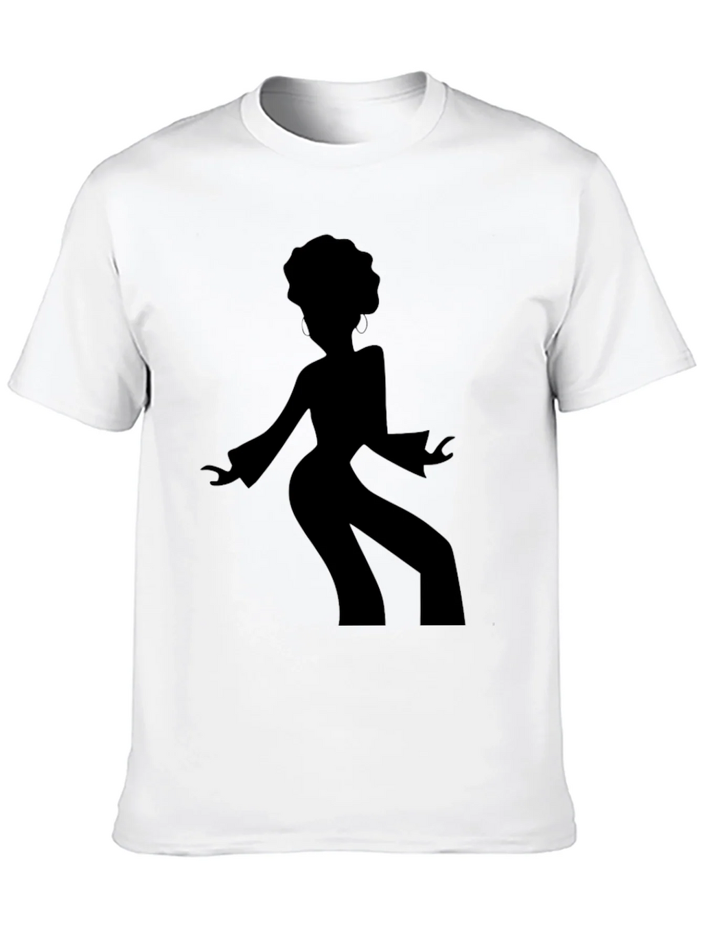 Retro Disco Dancer Black T-Shirt