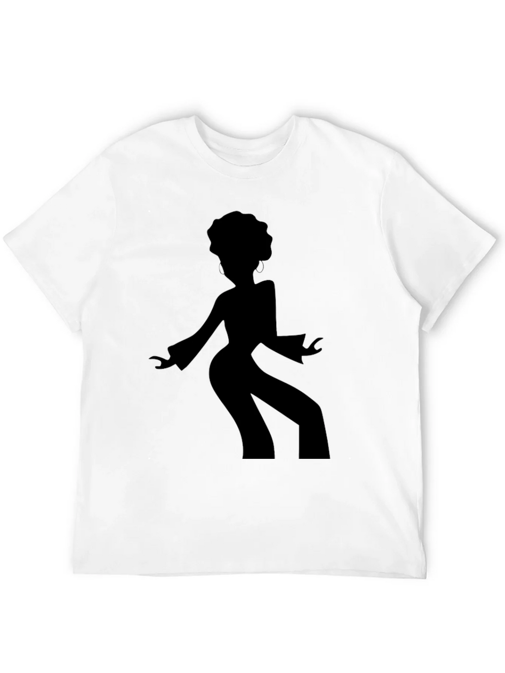 Retro Disco Dancer Black T-Shirt