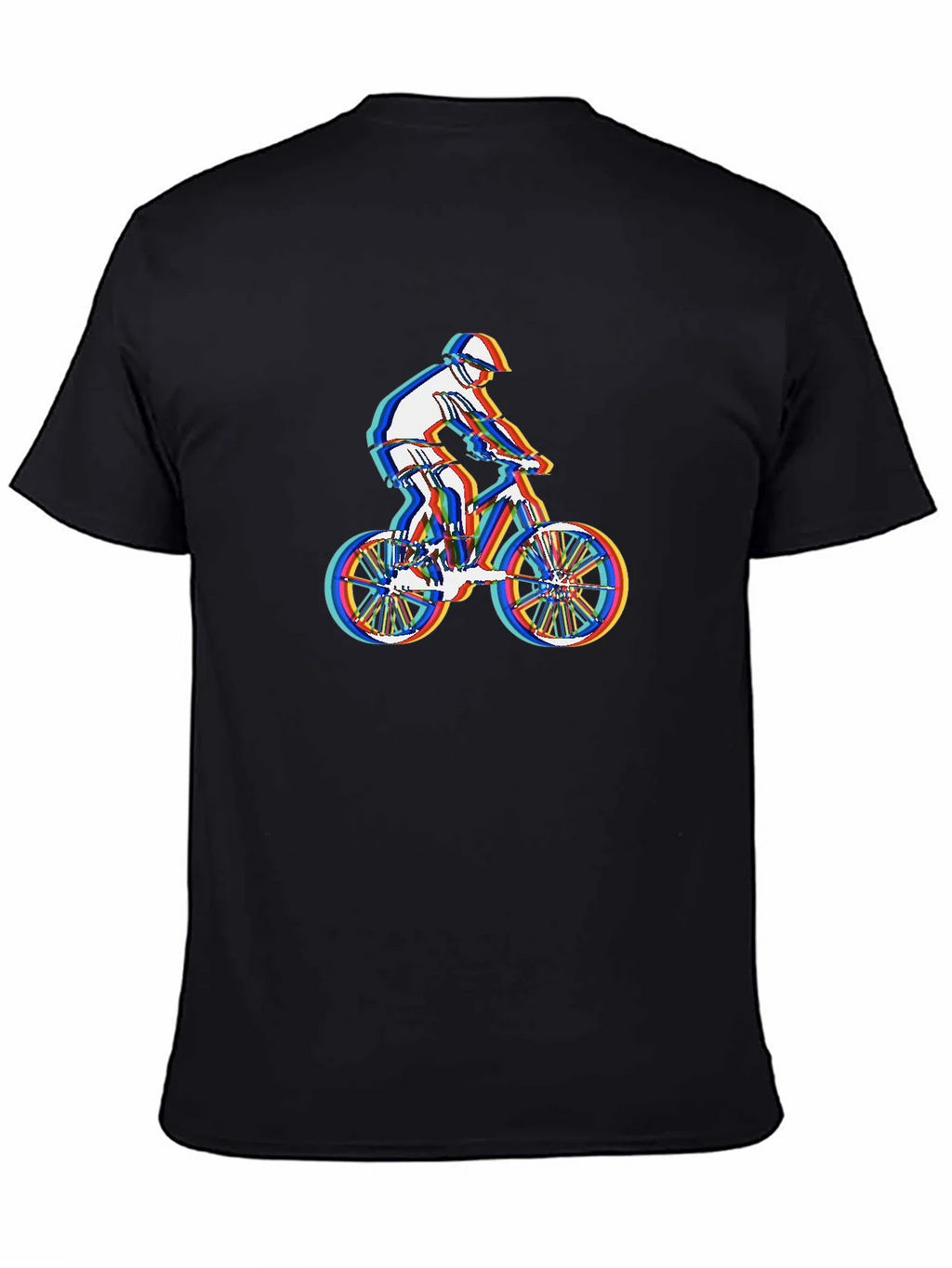 Mountain Biker Graphic Tee - Stylish Black T-Shirt
