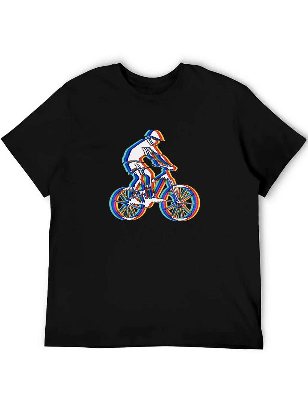 Mountain Biker Graphic Tee - Stylish Black T-Shirt