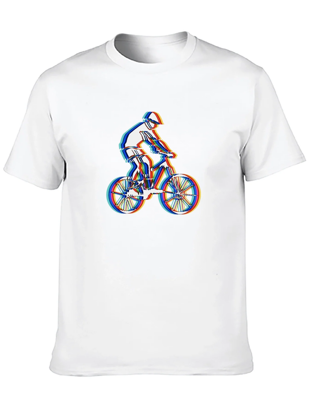 Mountain Biker Graphic Tee - Stylish Black T-Shirt