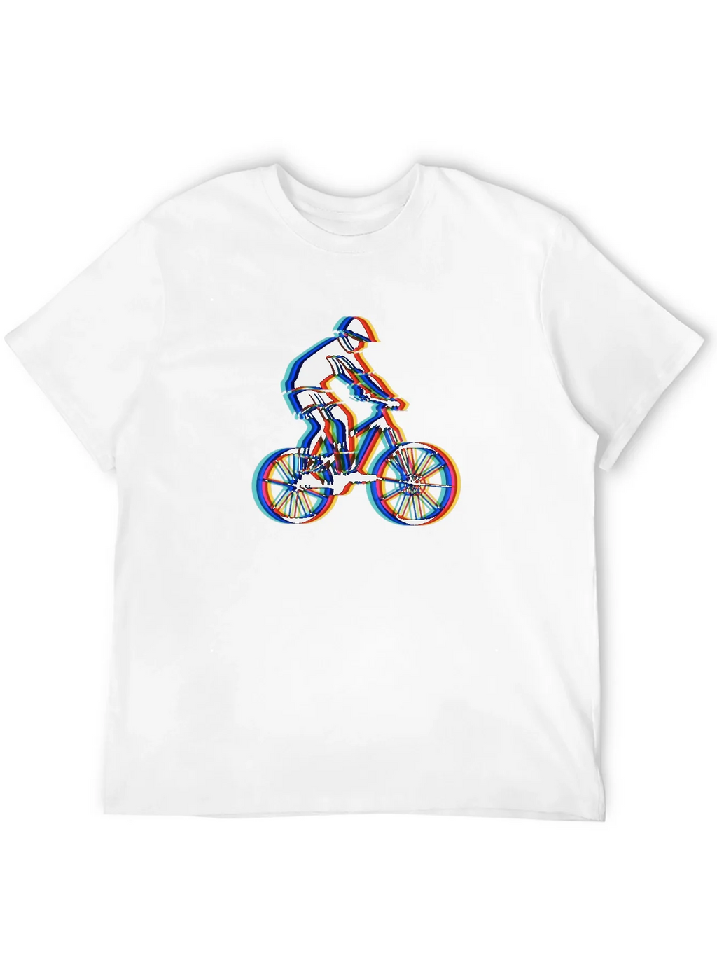 Mountain Biker Graphic Tee - Stylish Black T-Shirt