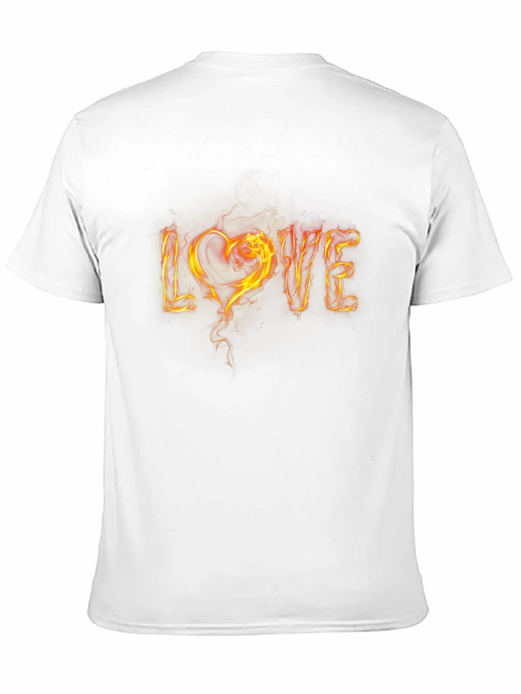 Fiery LOVE Graphic Tee - Black
