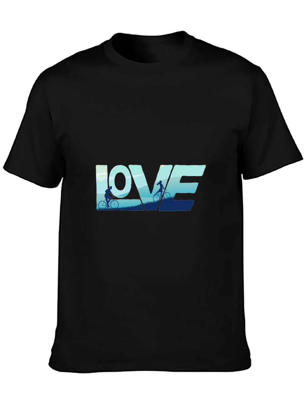 Love Cycling Graphic Tee - Black