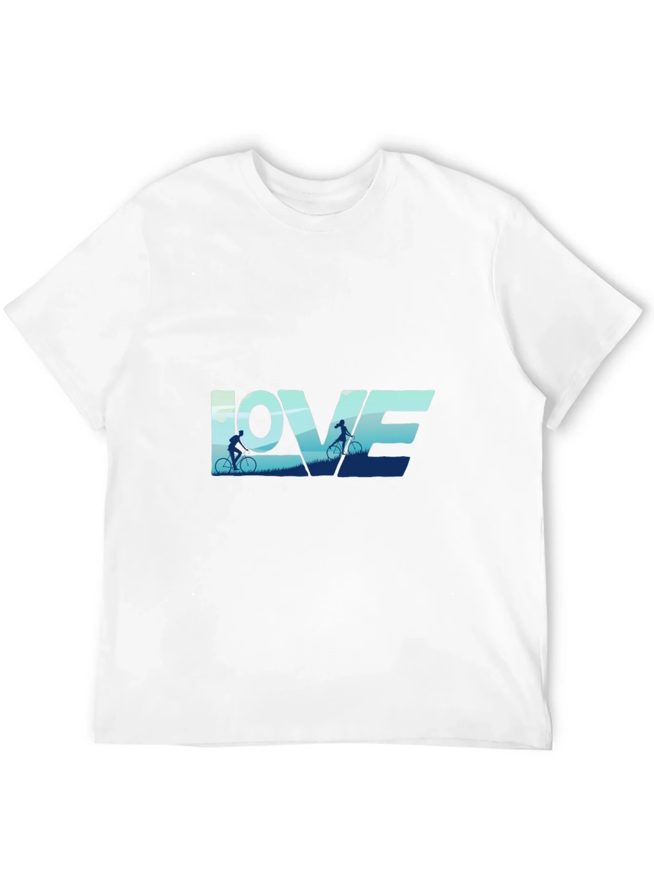 Love Cycling Graphic Tee - Black