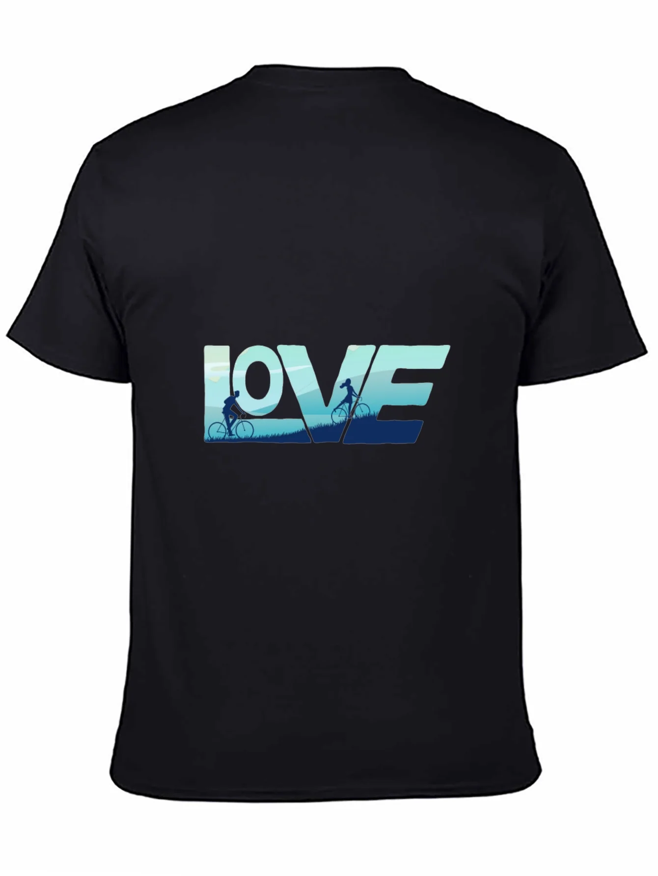 Love Cycling Graphic Tee - Black