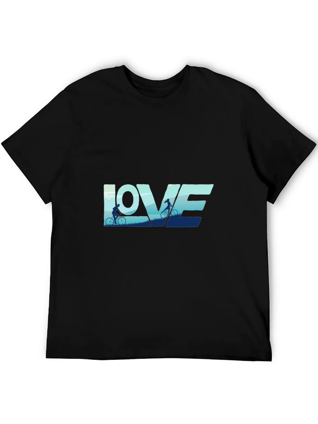 Love Cycling Graphic Tee - Black