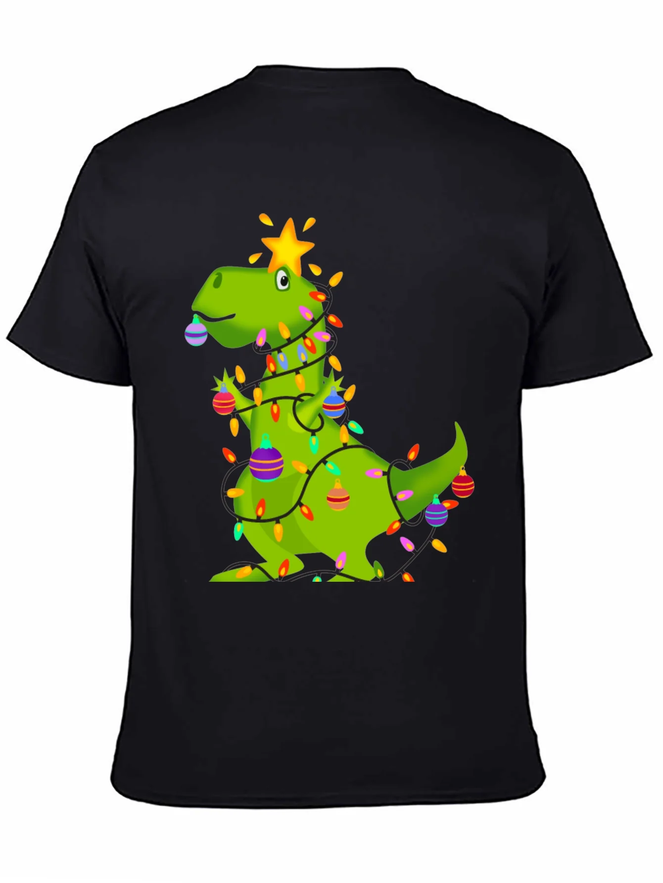 Festive Dino Christmas T-Shirt