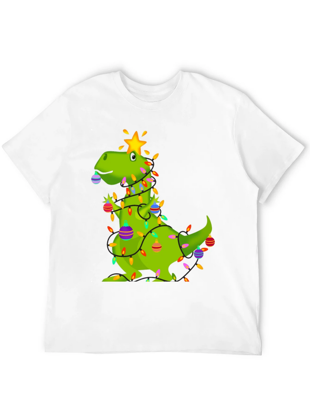 Festive Dino Christmas T-Shirt