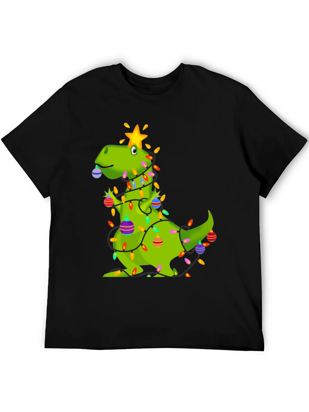Festive Dino Christmas T-Shirt