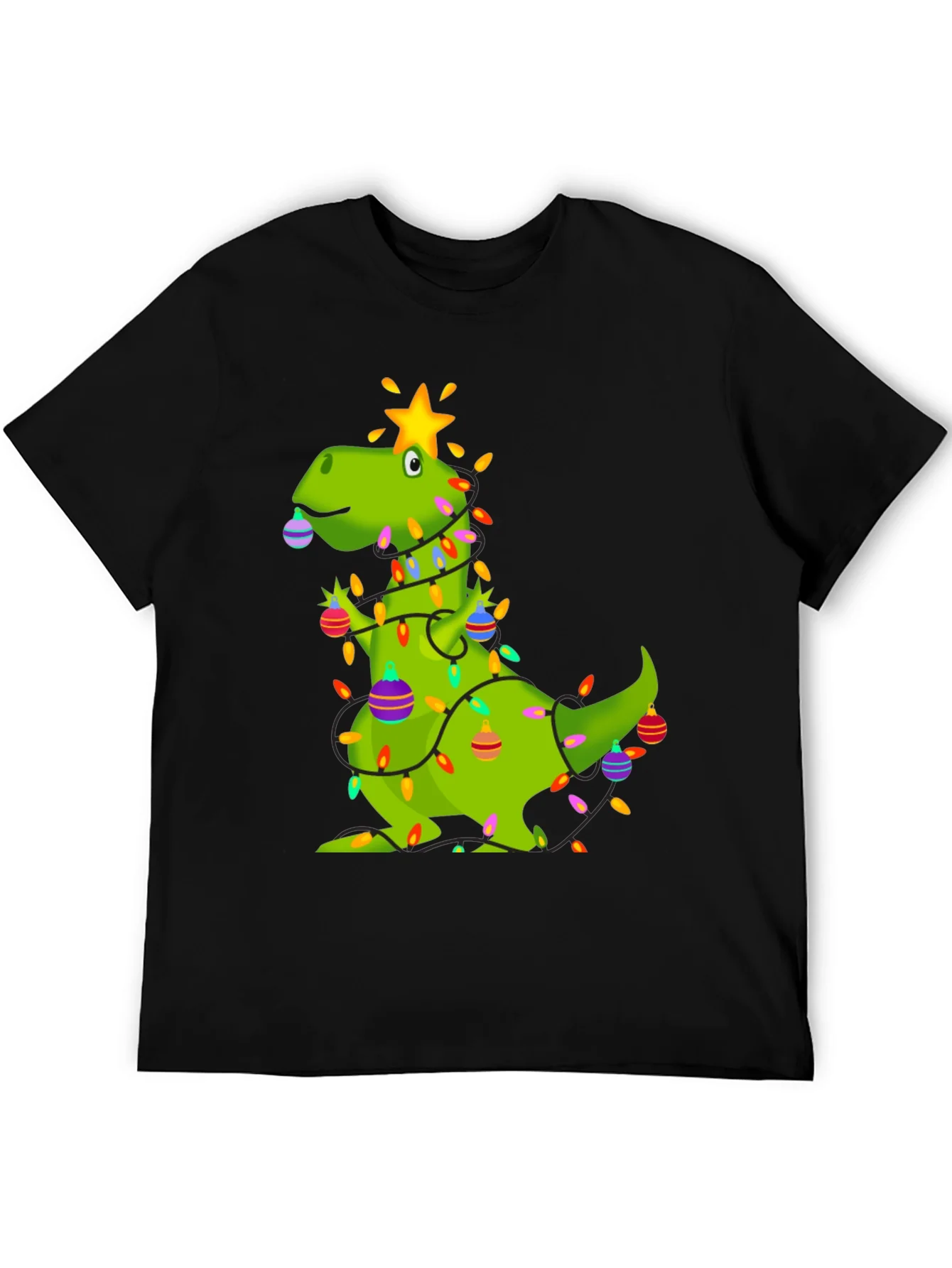 Festive Dino Christmas T-Shirt