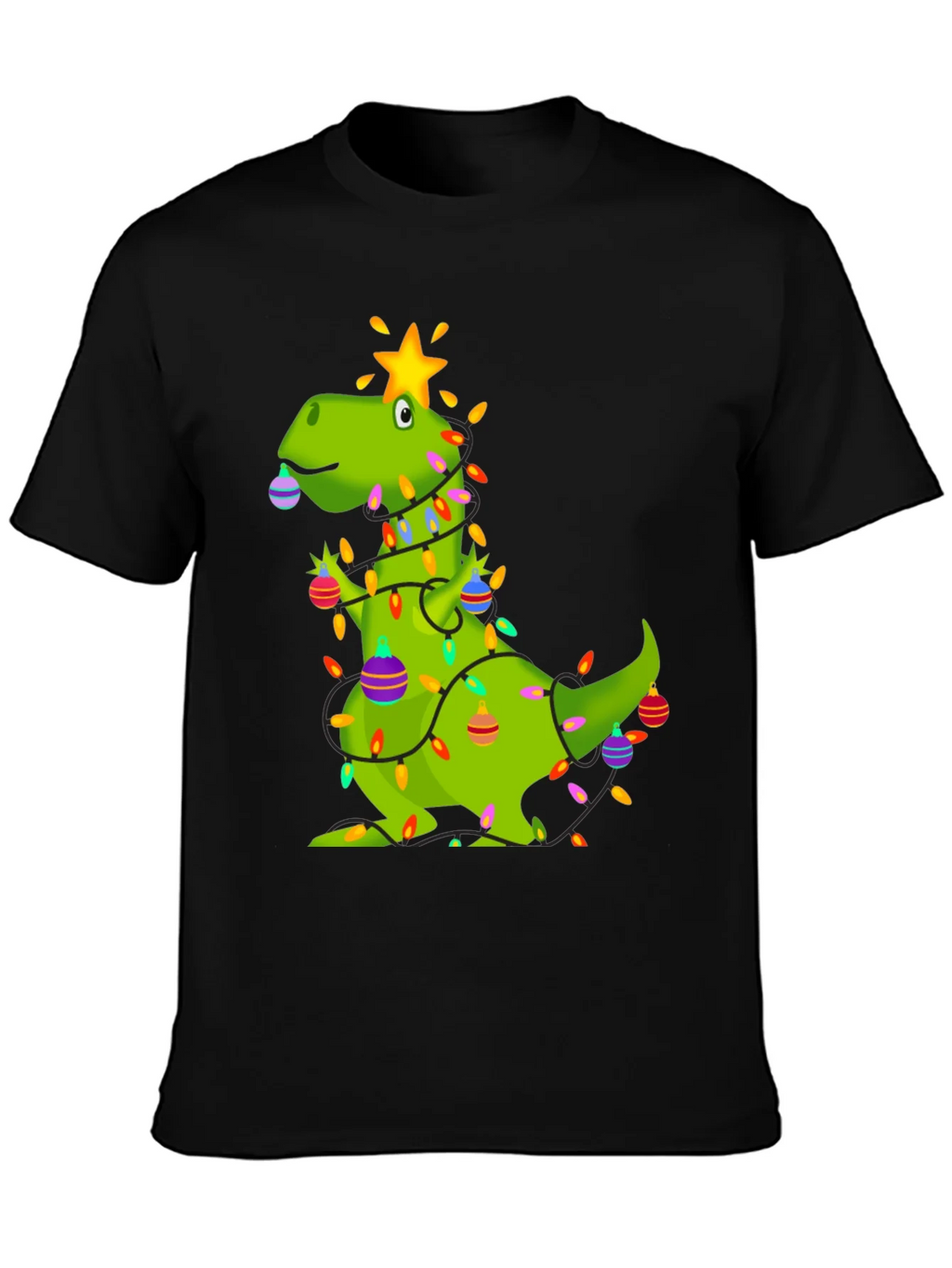Festive Dino Christmas T-Shirt