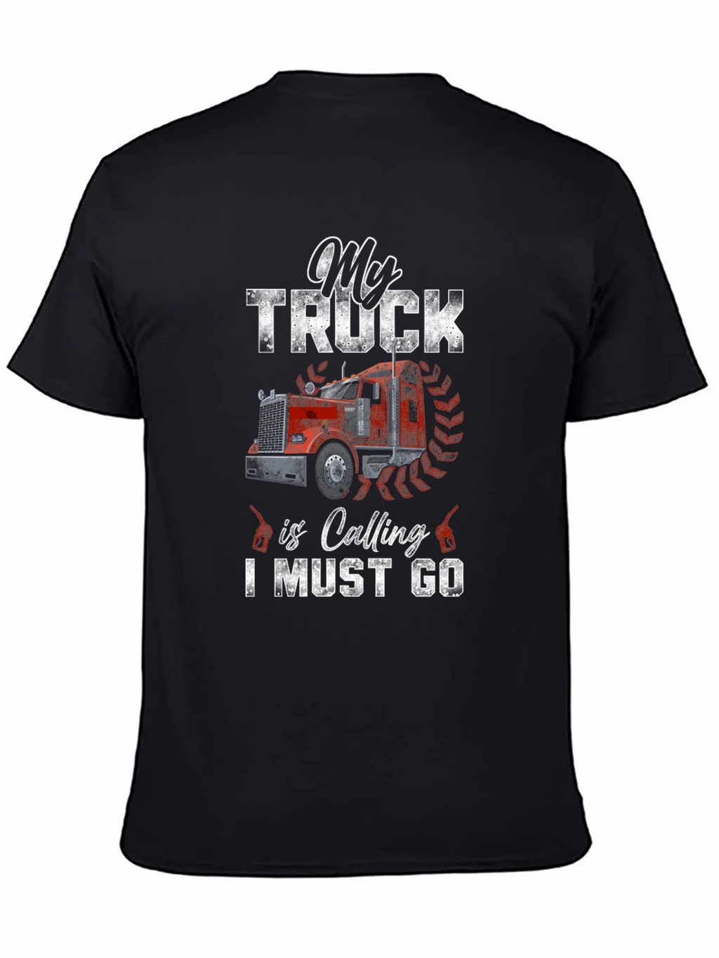 My Truck is Calling T-Shirt - Black