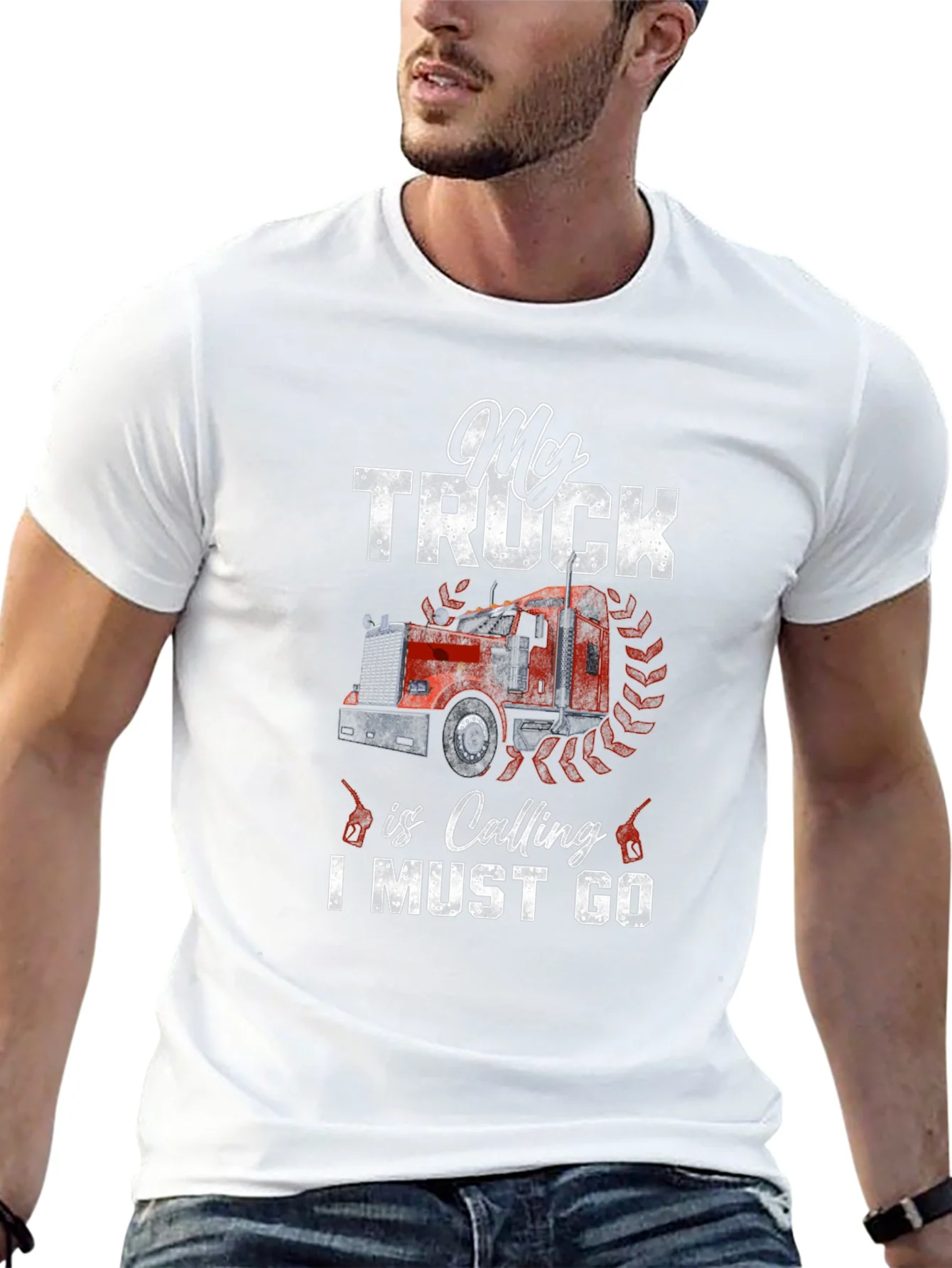 My Truck is Calling T-Shirt - Black