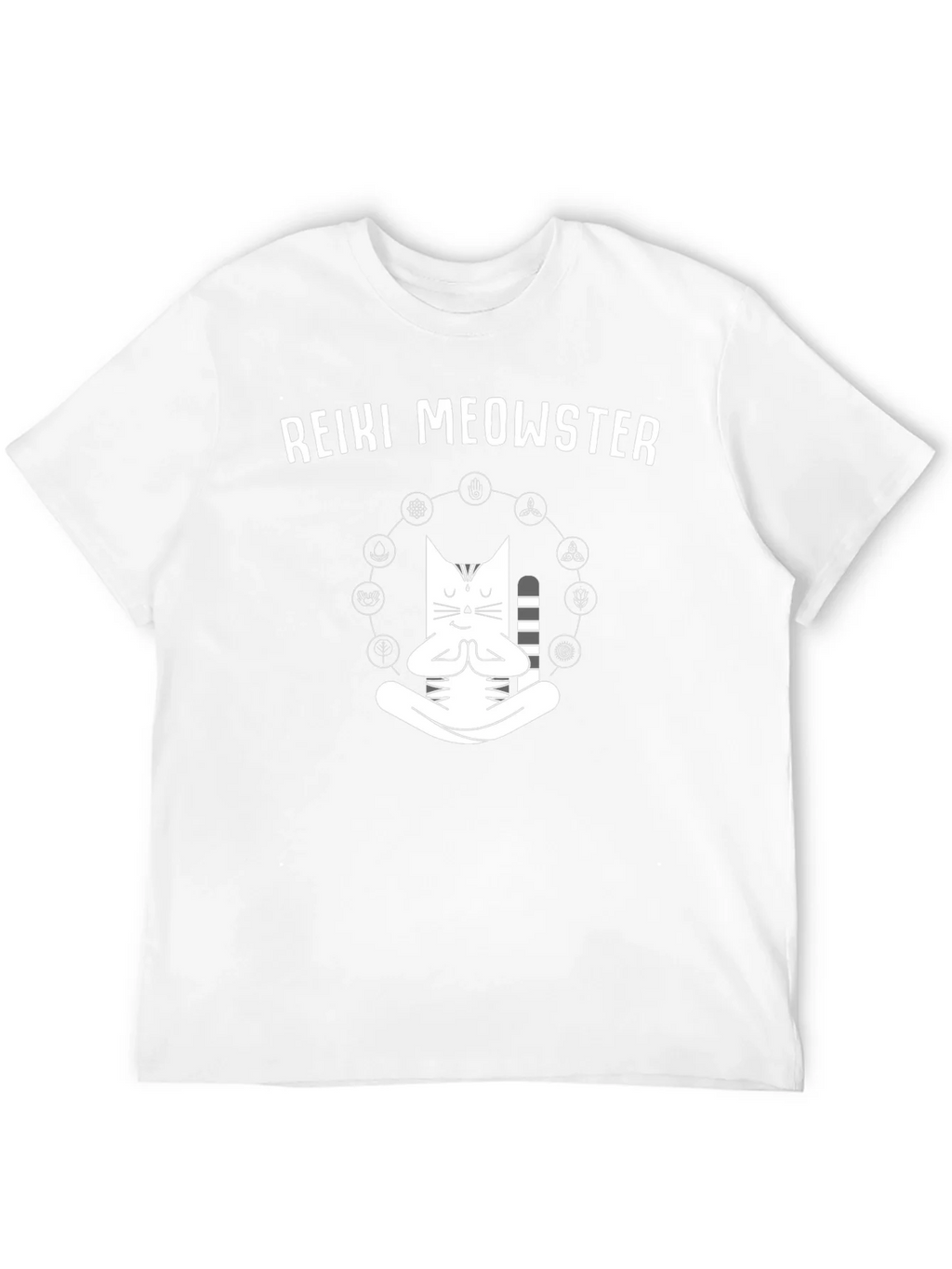 Reiki Meowster Black Graphic Tee