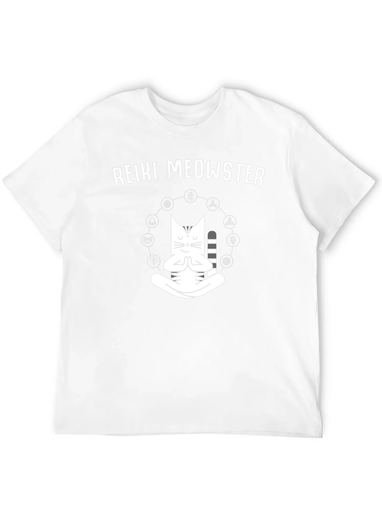 Reiki Meowster Black Graphic Tee
