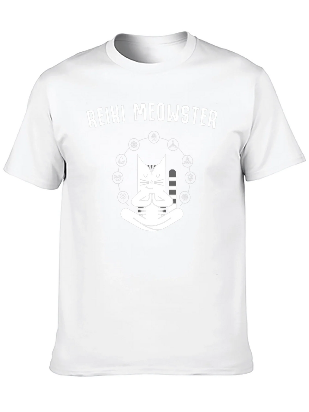 Reiki Meowster Black Graphic Tee