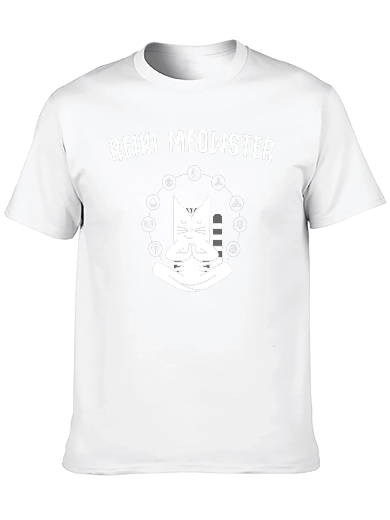 Reiki Meowster Black Graphic Tee
