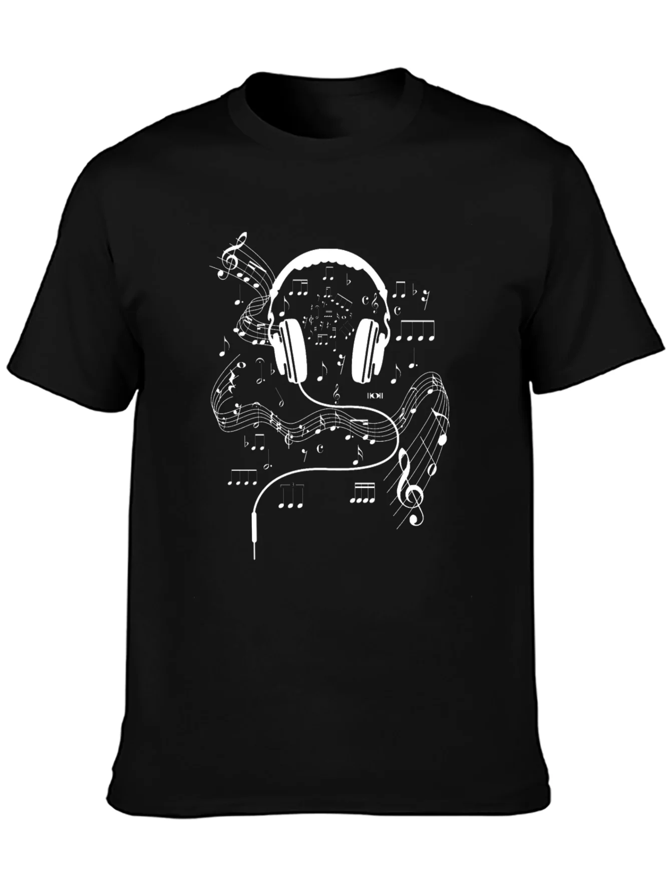 Music Headphone Graphic T-Shirt