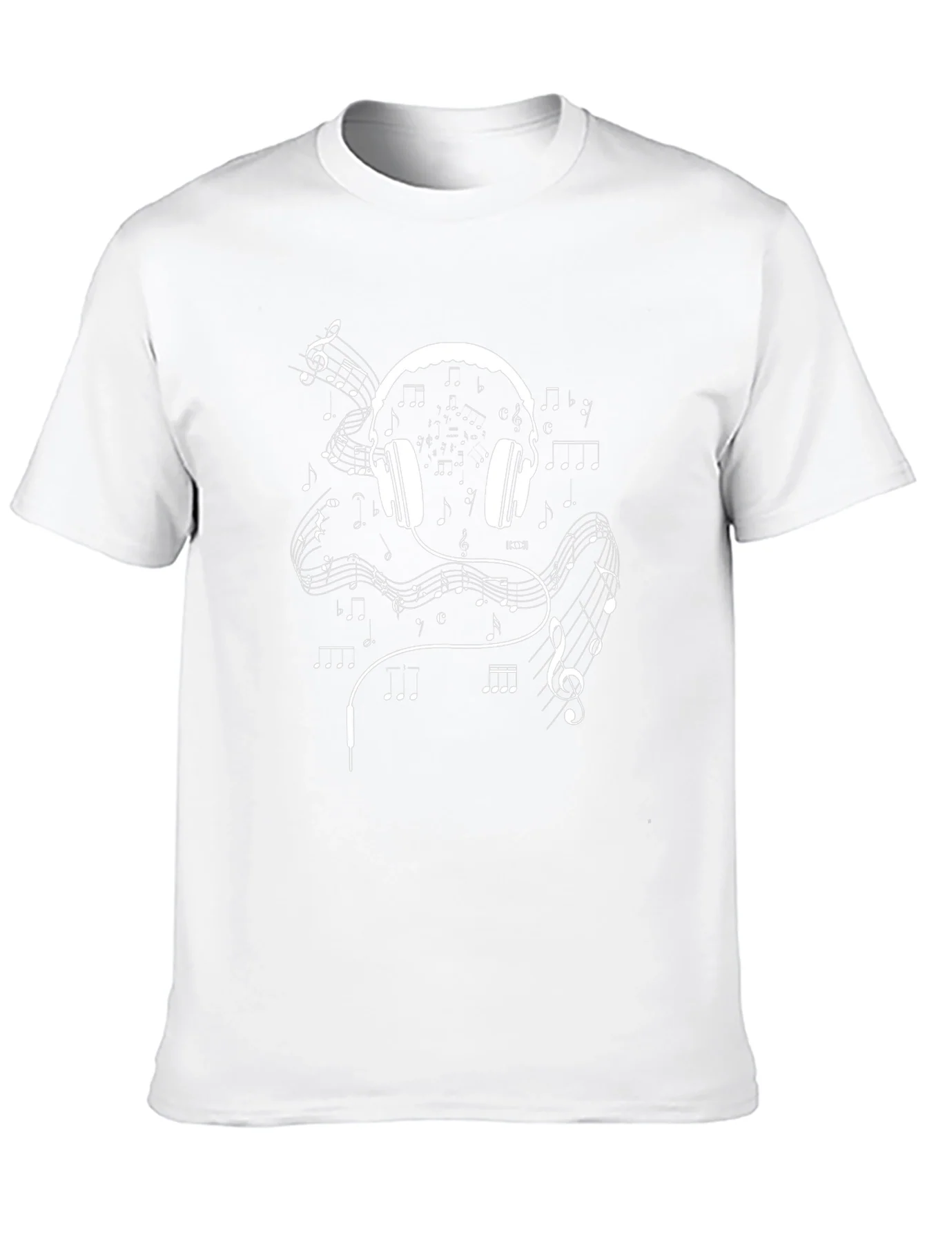 Music Headphone Graphic T-Shirt