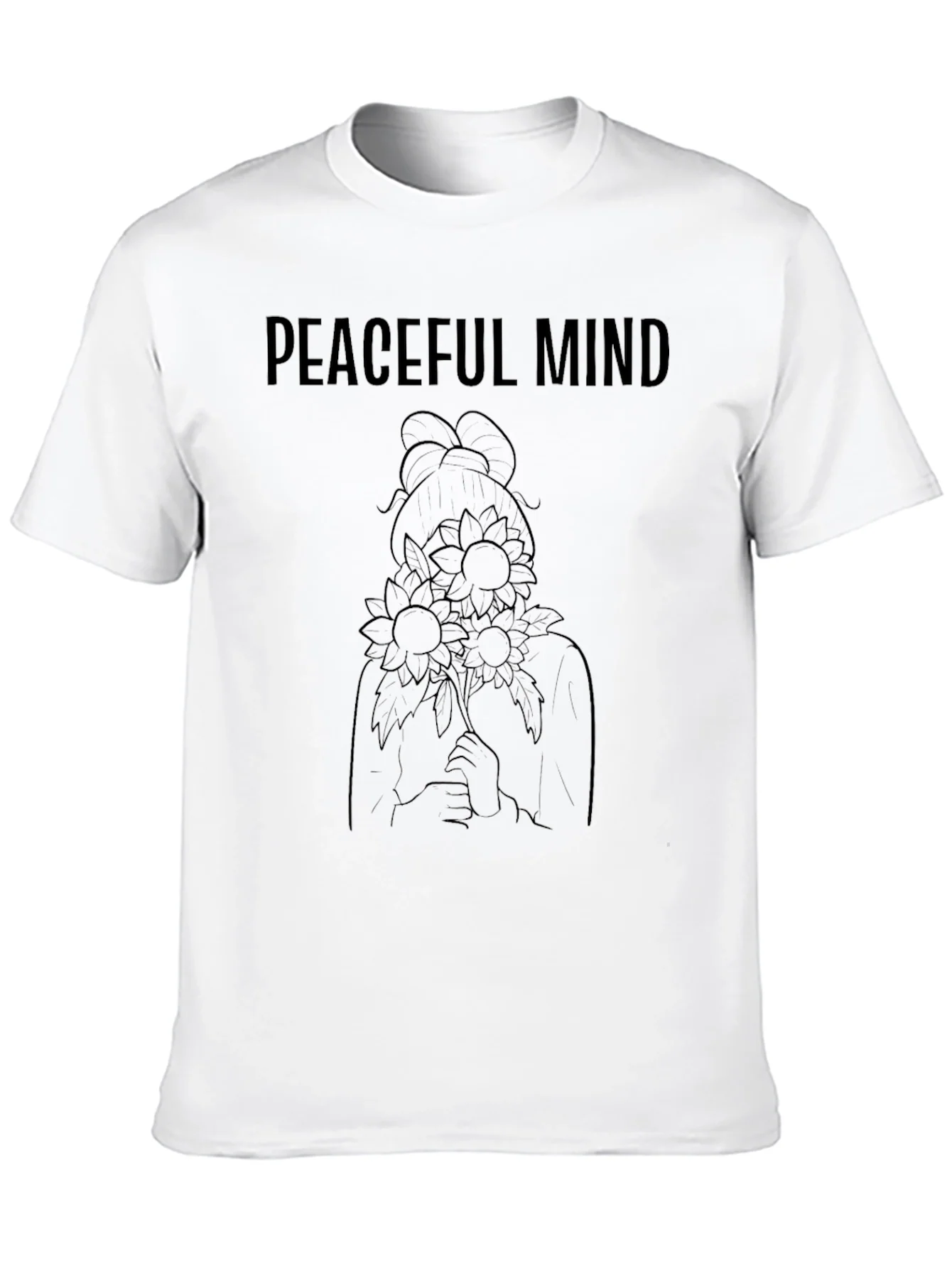 Peaceful Mind Black Graphic Tee