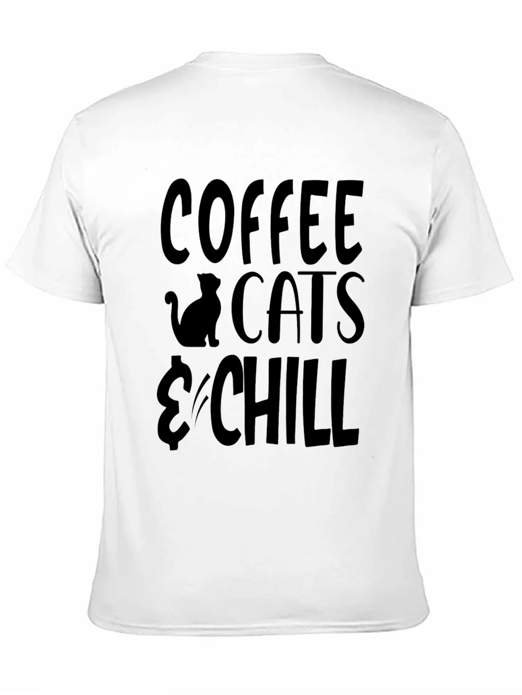 Coffee Cats & Chill Graphic T-Shirt