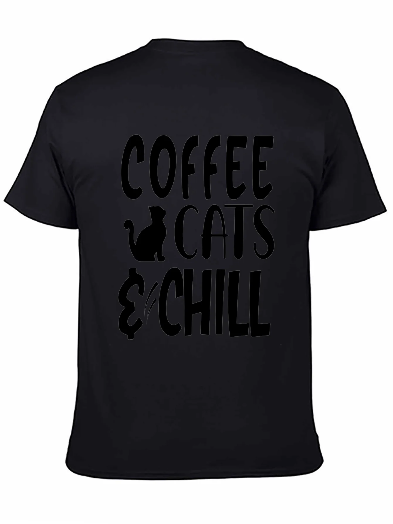Coffee Cats & Chill Graphic T-Shirt