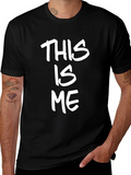 This Is Me Black Crew Neck T-Shirt