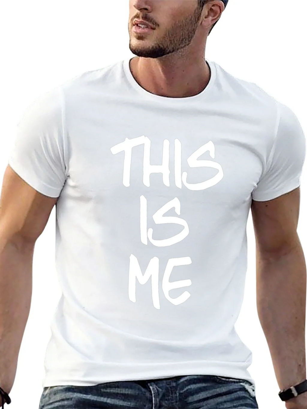 This Is Me Black Crew Neck T-Shirt