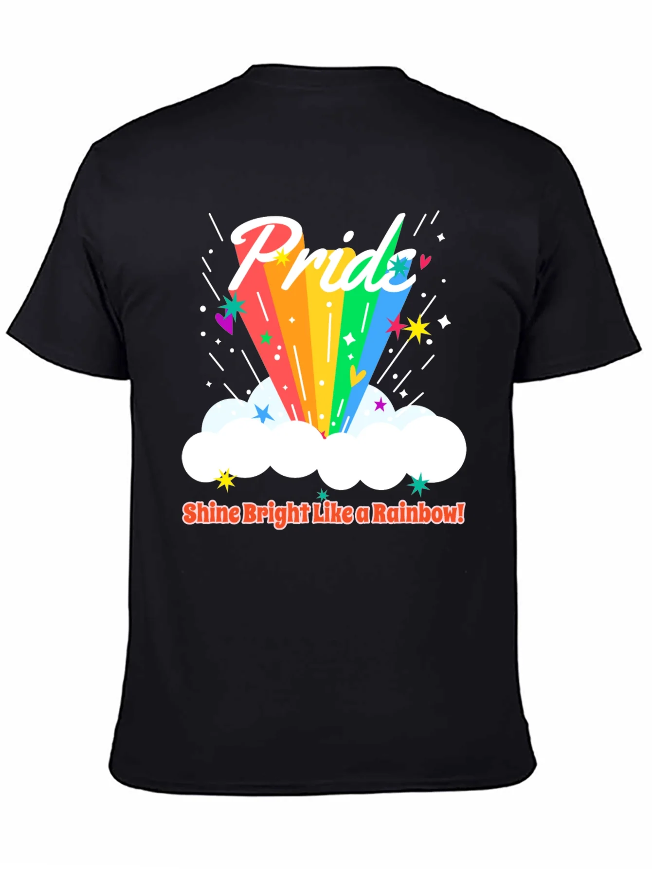 Pride Rainbow Graphic Tee