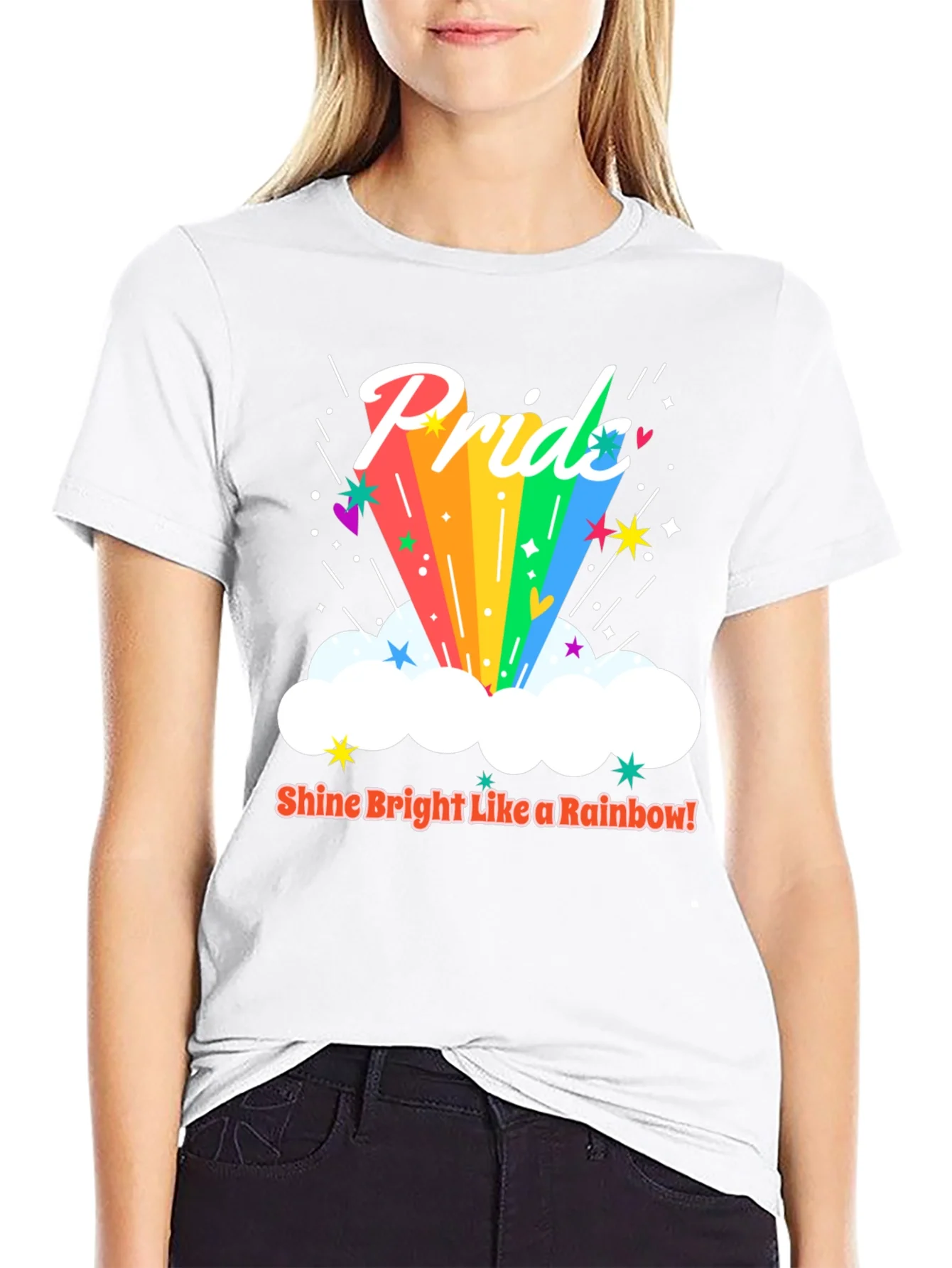 Pride Rainbow Graphic Tee