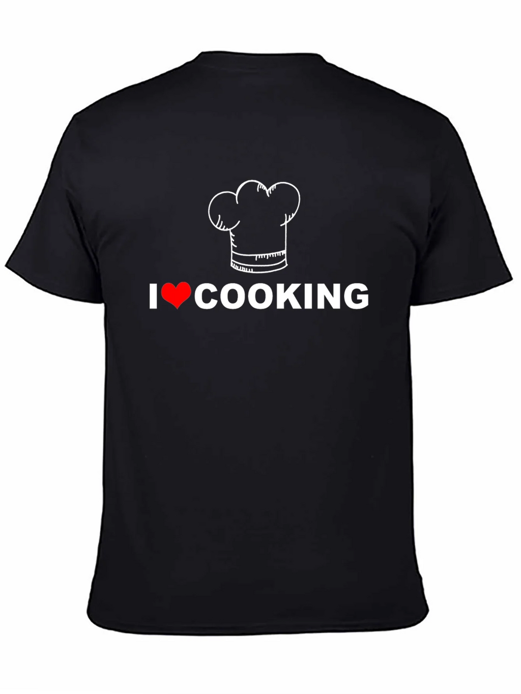 I Love Cooking T-Shirt Chef Hat Graphic Tee