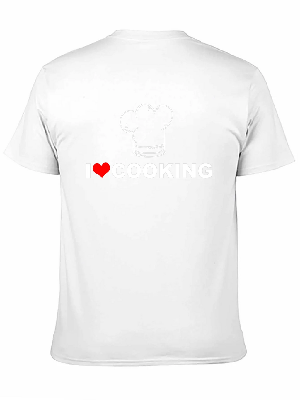 I Love Cooking T-Shirt Chef Hat Graphic Tee