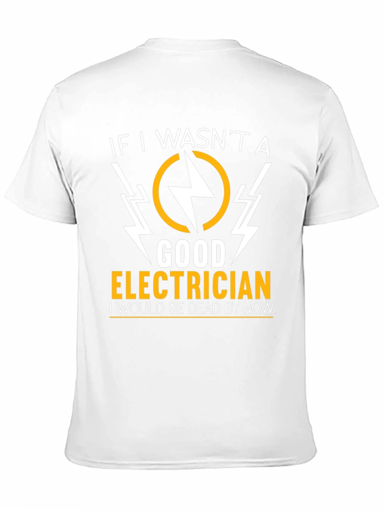 Electrician Humor Graphic T-Shirt - Black