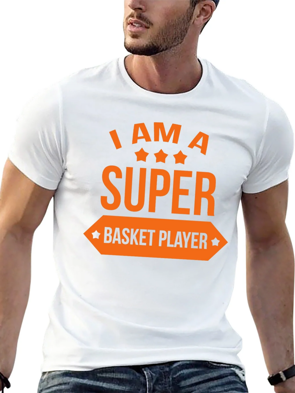 I AM A SUPER BASKET PLAYER Graphic T-Shirt