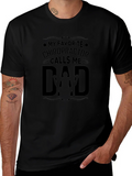 Chiropractor Dad Black T-Shirt