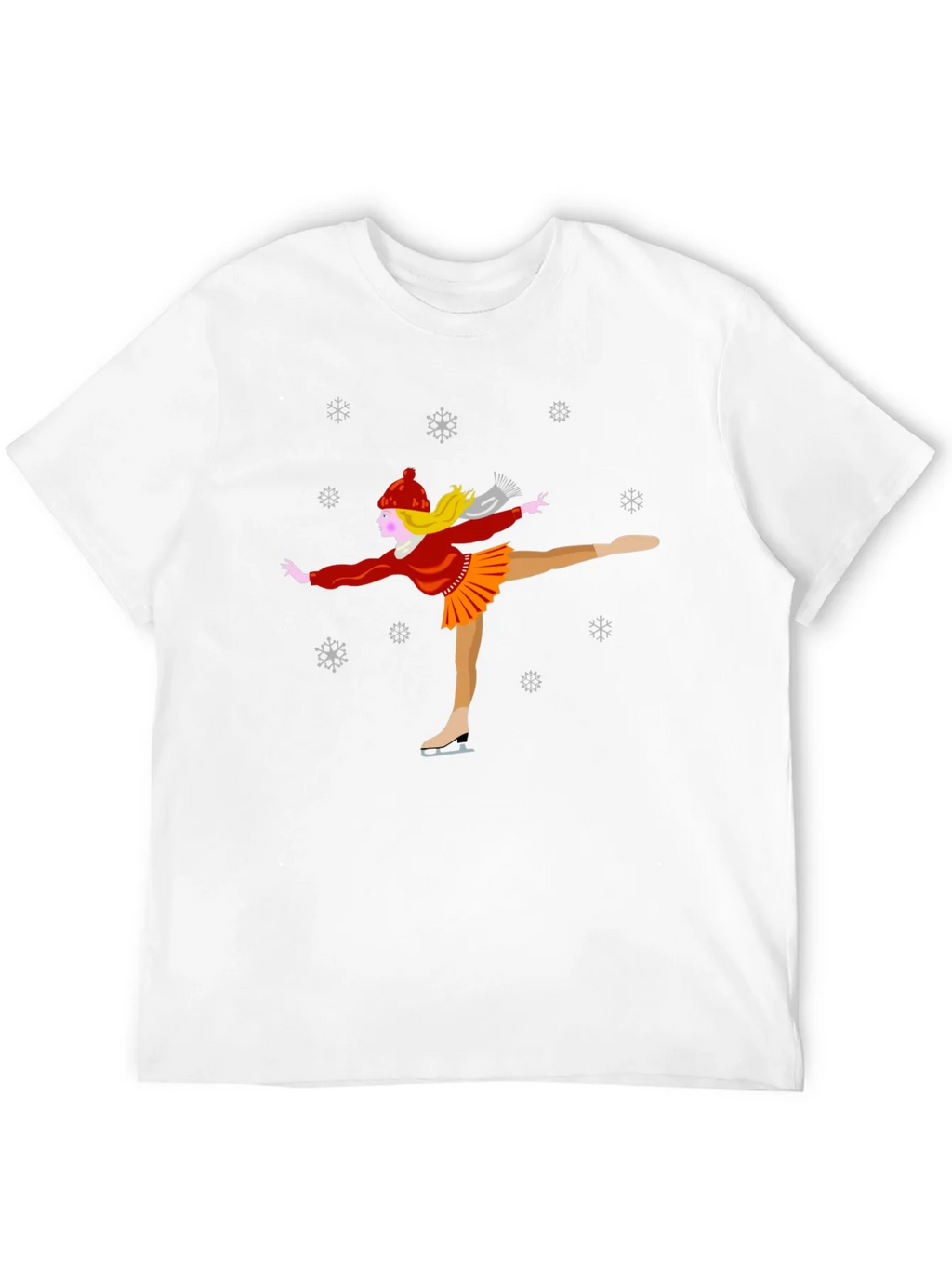 Winter Ice Skater Graphic Tee
