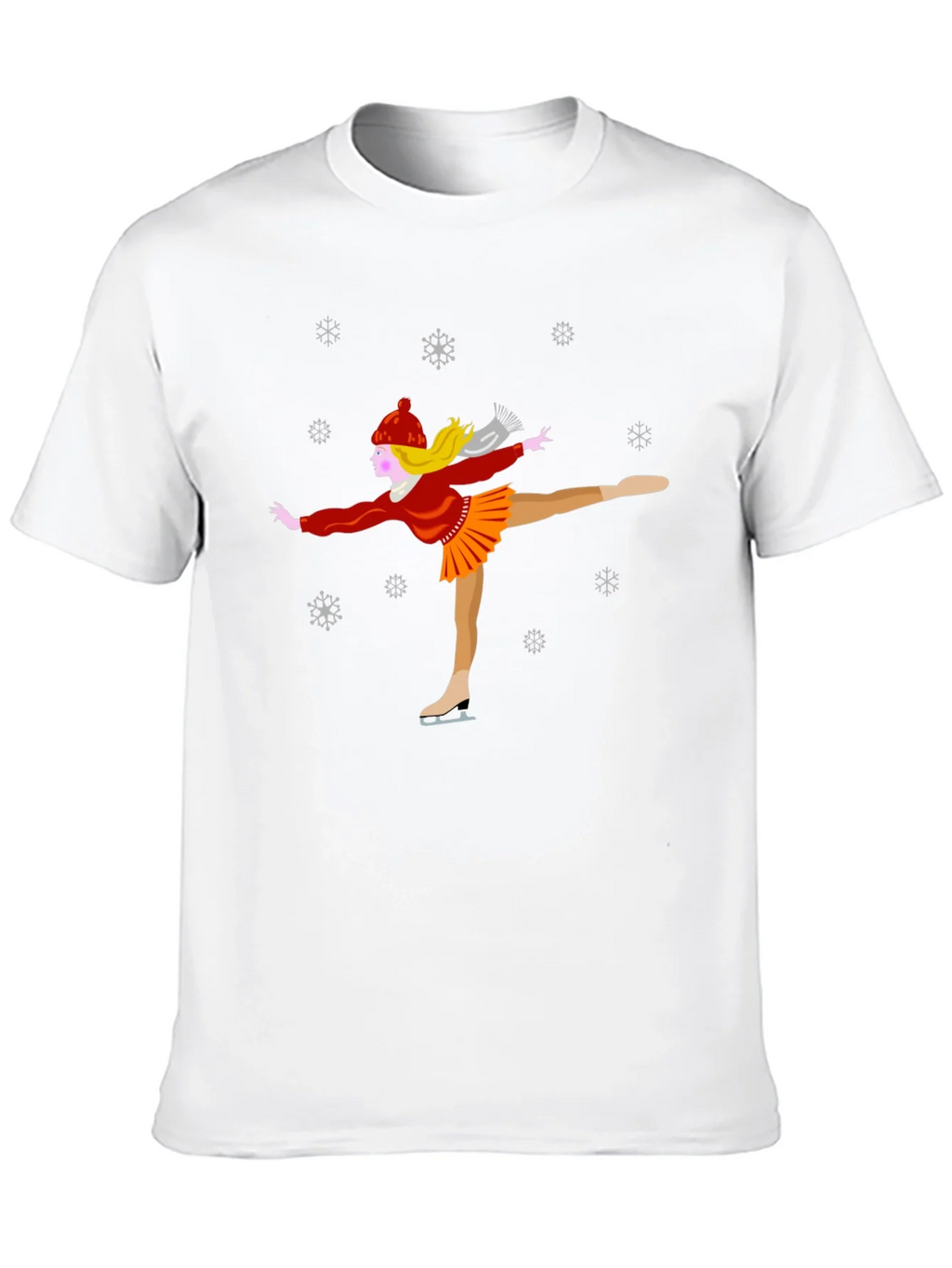 Winter Ice Skater Graphic Tee