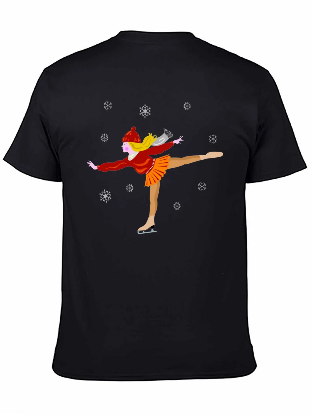 Winter Ice Skater Graphic Tee